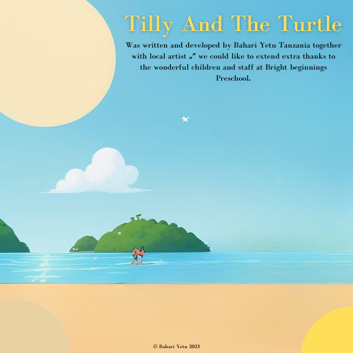 Back cover Tilly And The Turtle